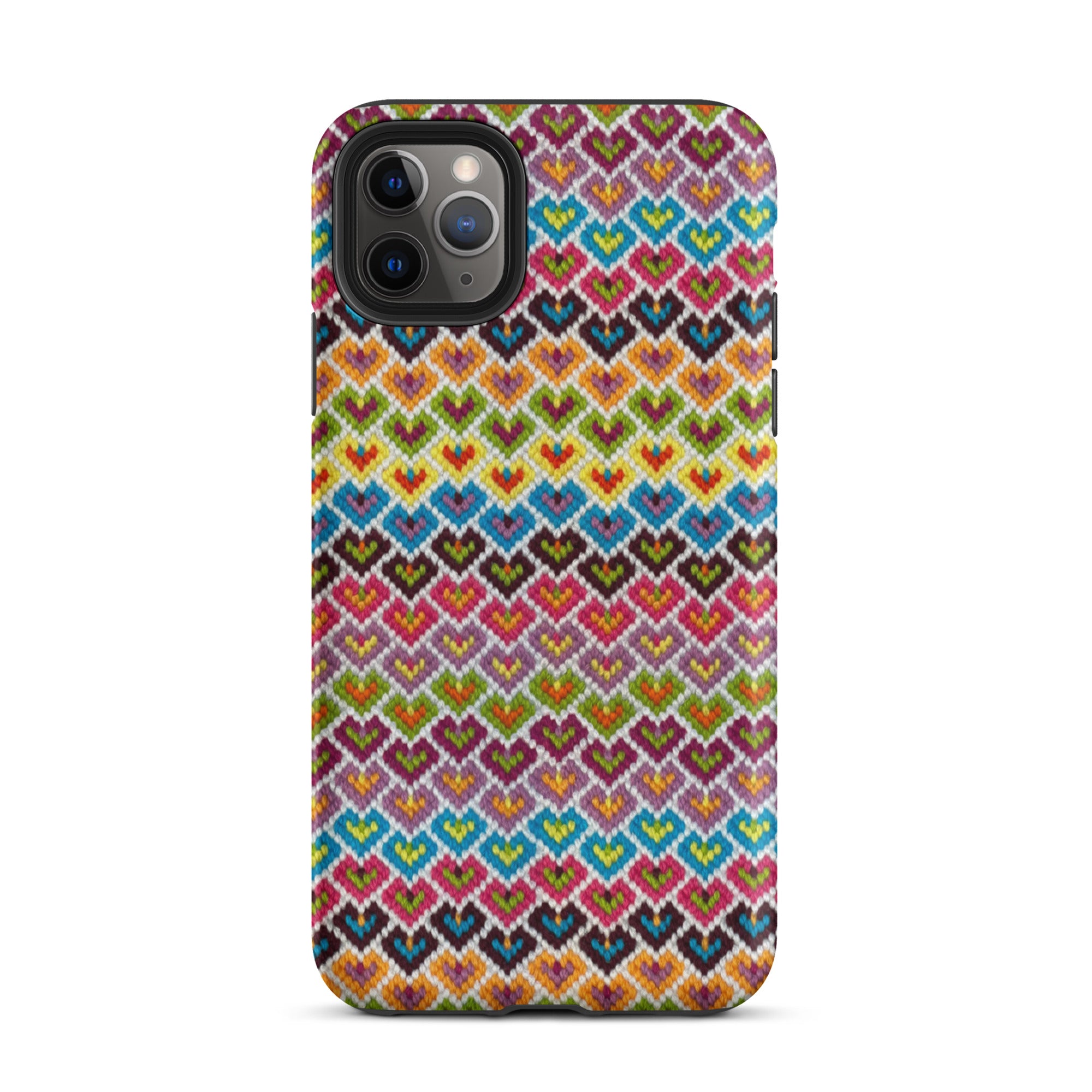Colorful Valentine's pattern phone case for iPhone 11 Pro Max