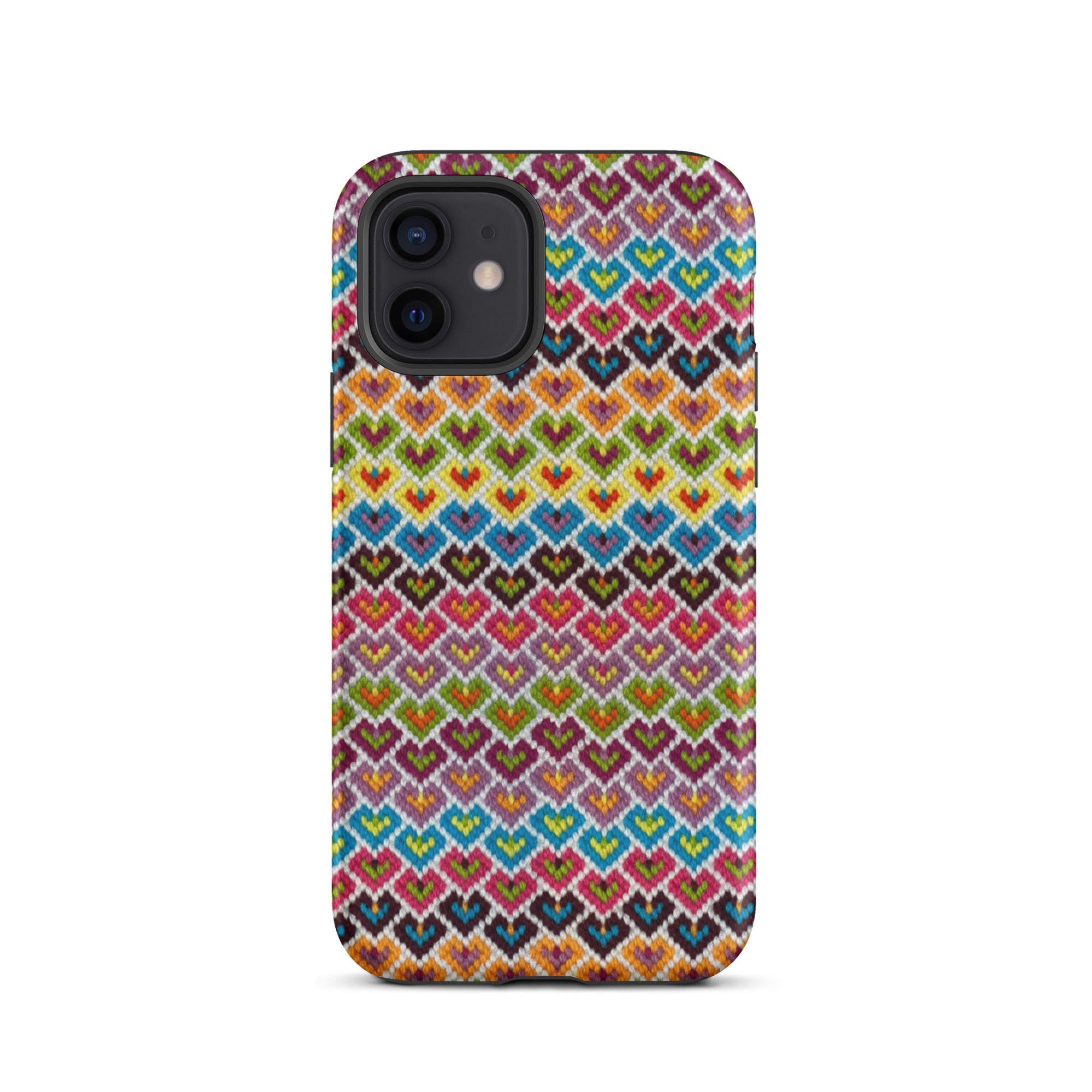 Valentine pattern hearts design case for iPhone 12