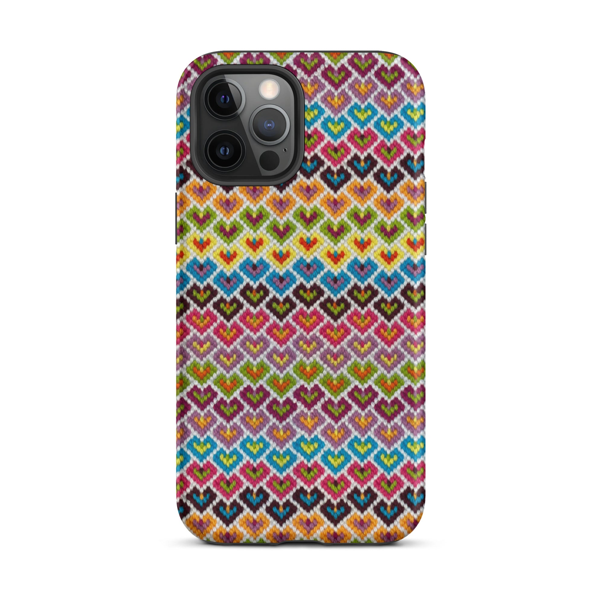 Colorful stripe iPhone 12 Pro Max case