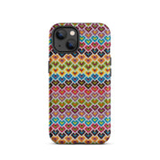 hearts design mutlticolore case for iPhone 13