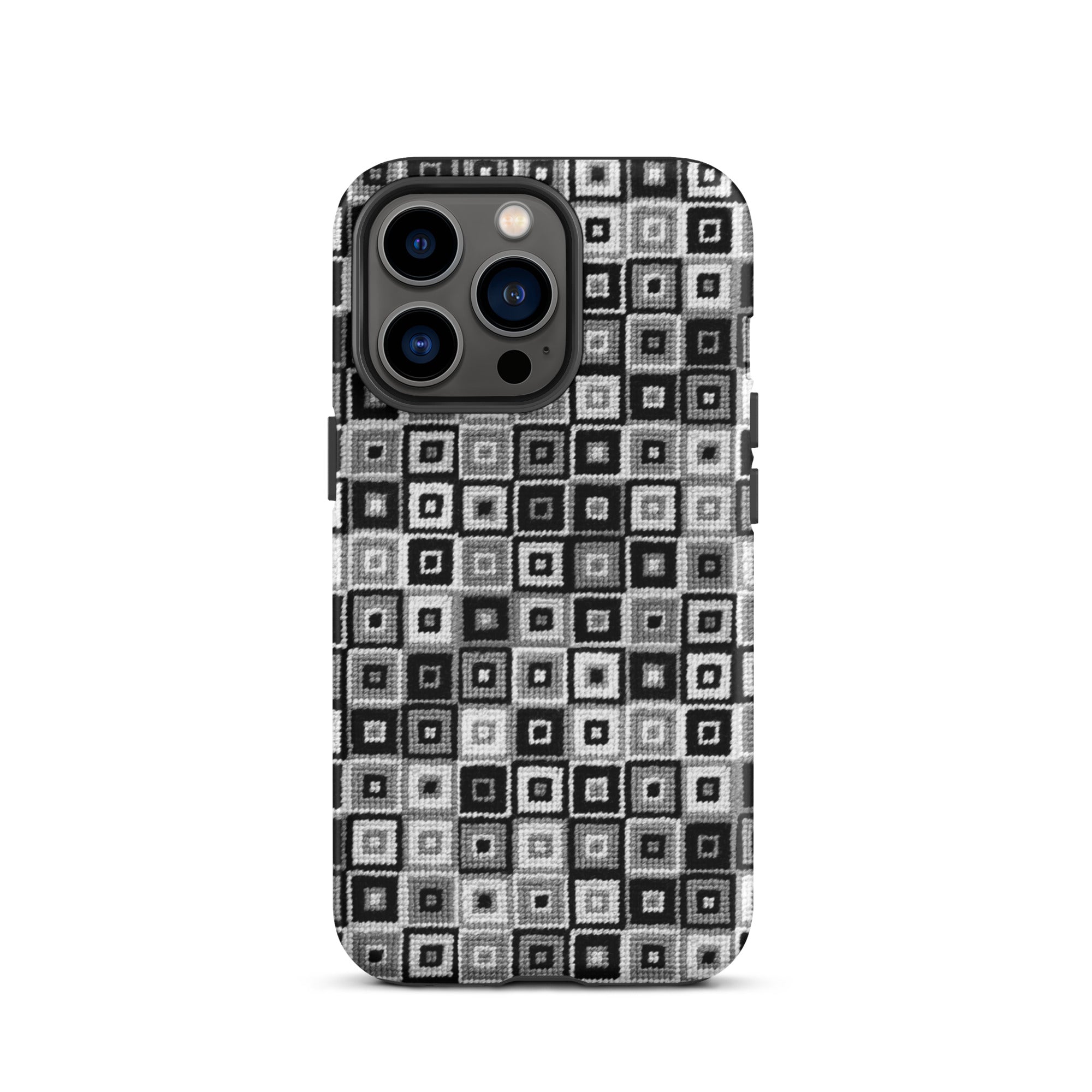 Black and white phone case for iPhone 13 Pro