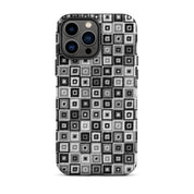 Black and white monochrome case for iPhone 13 Pro Max