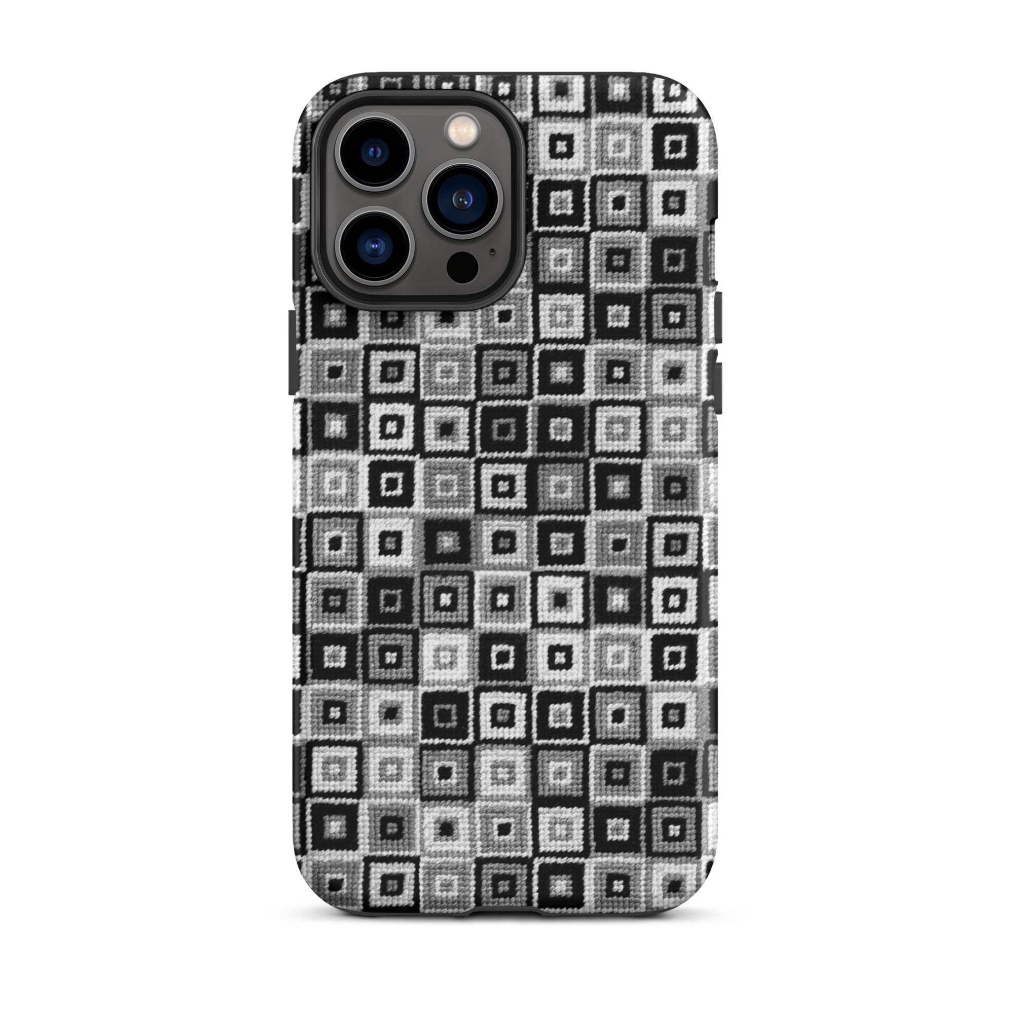 Black and white monochrome case for iPhone 13 Pro Max