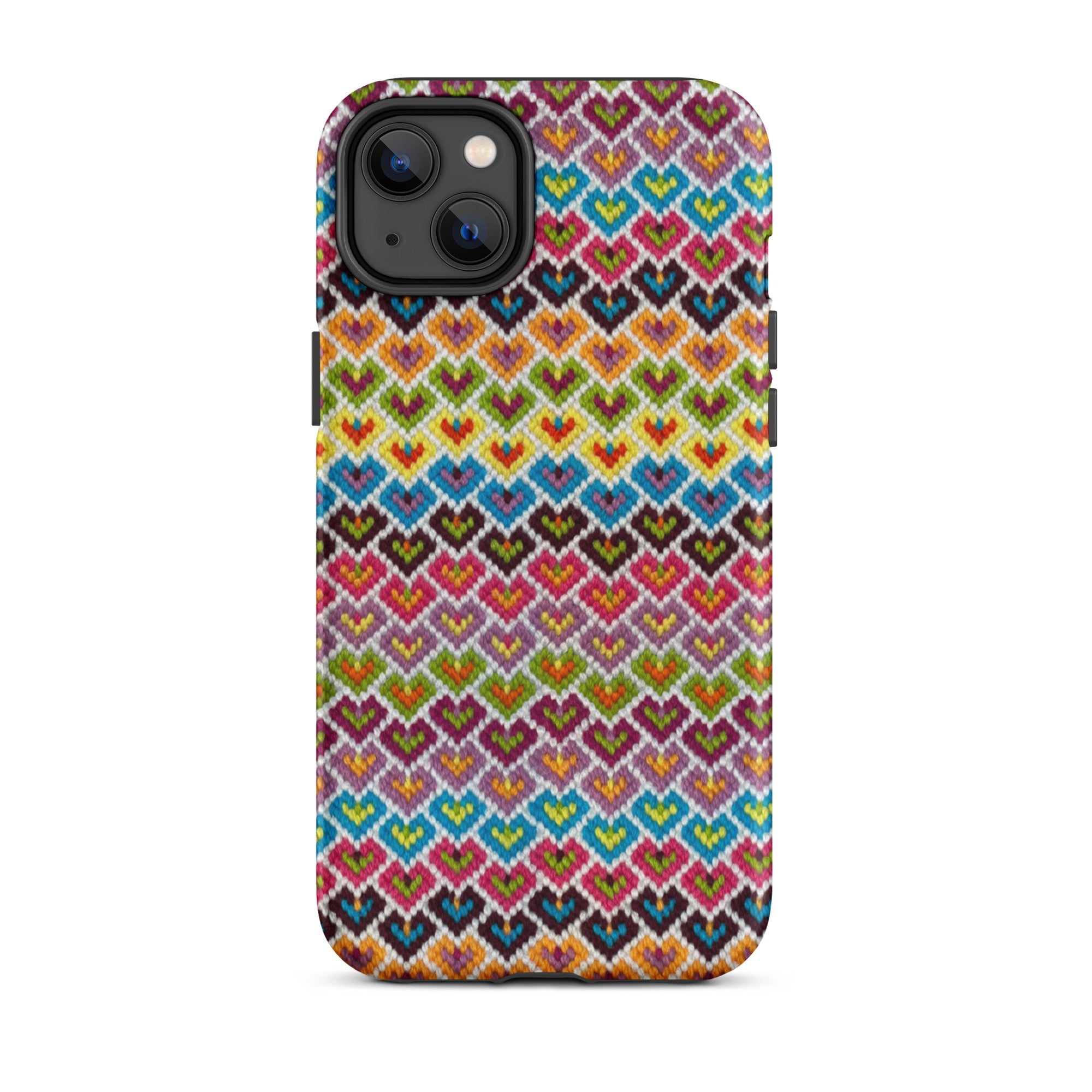 candy hearts pattern case for iPhone 14 Plus