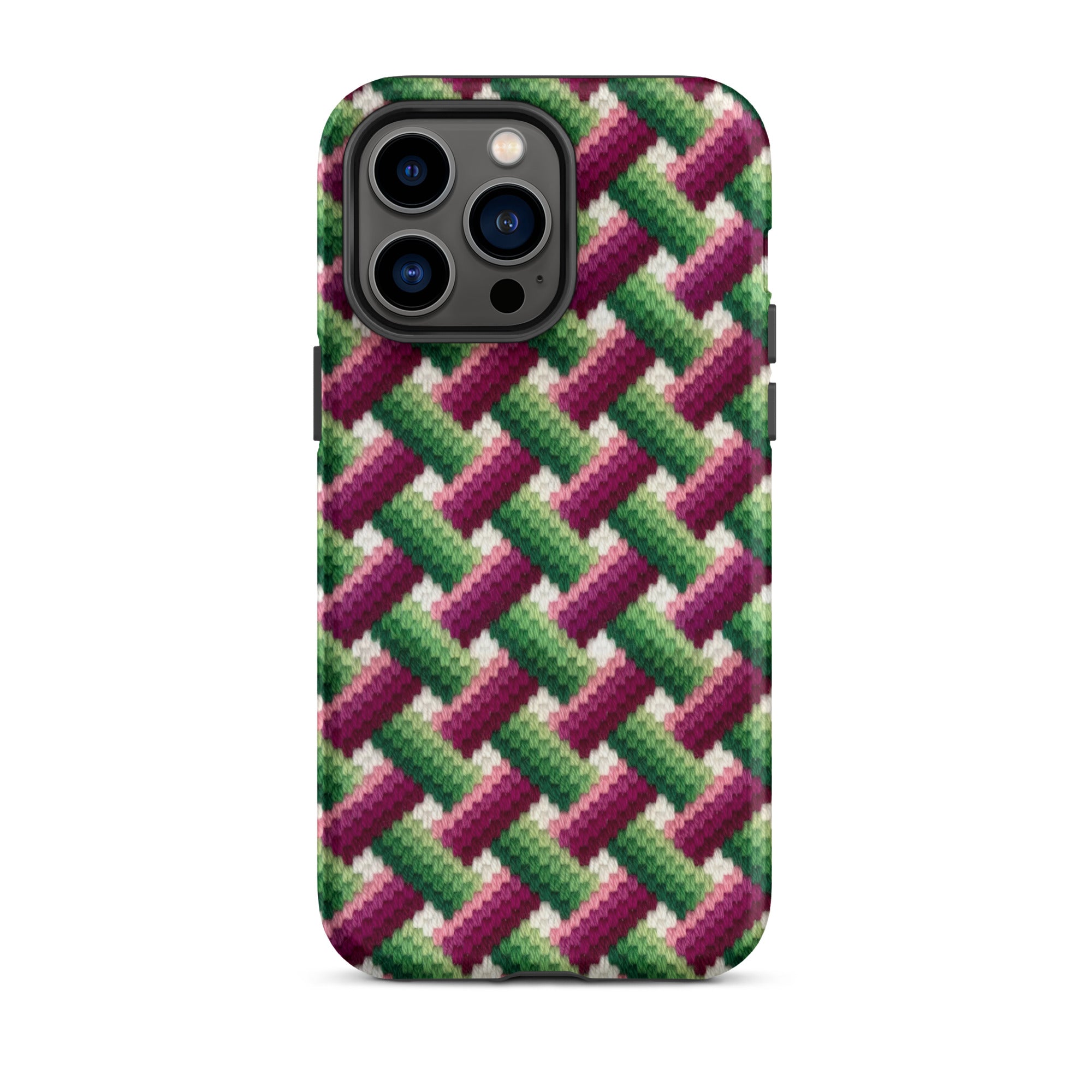 Eye-catching basket weave iPhone 14 Pro Max case