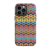 phone case for iPhone 14 Pro Max by Kathy Barlow in a pretty heart design