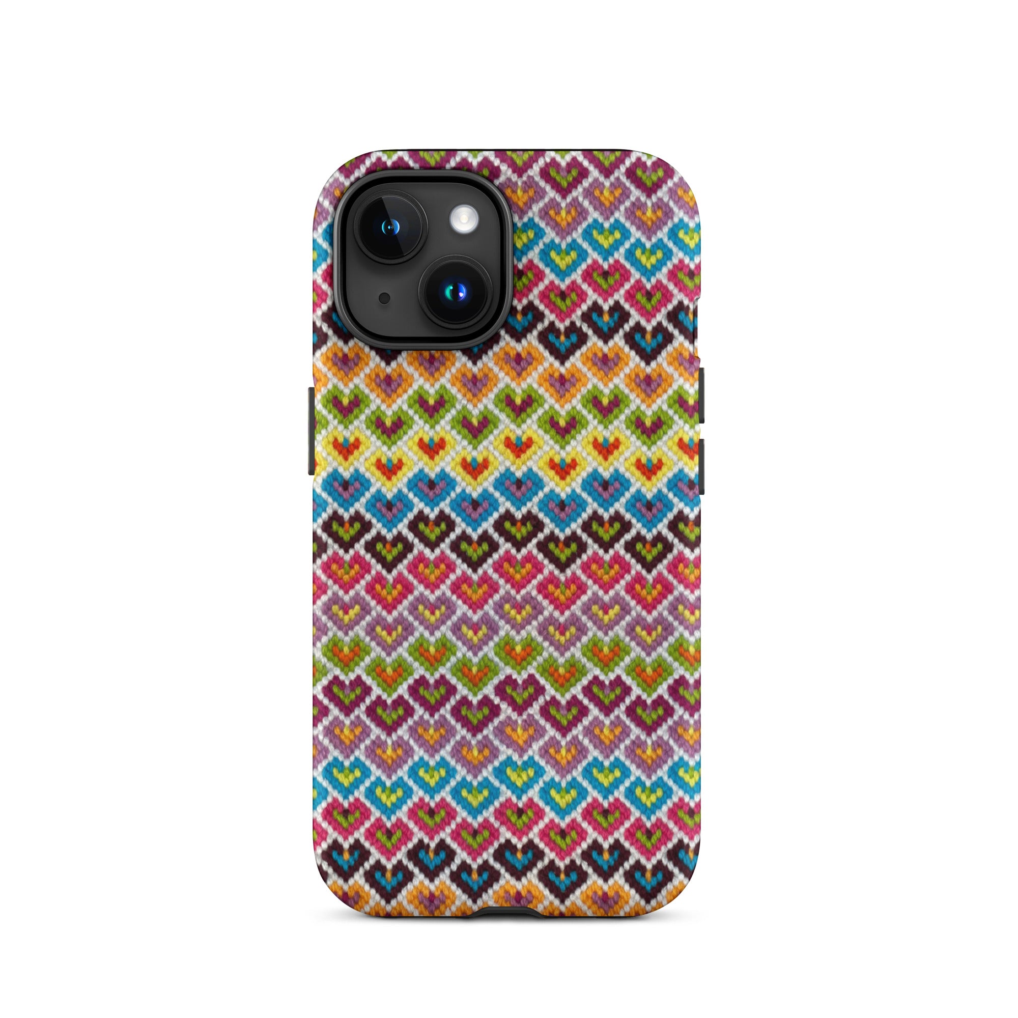 iPhone 15 heart design case