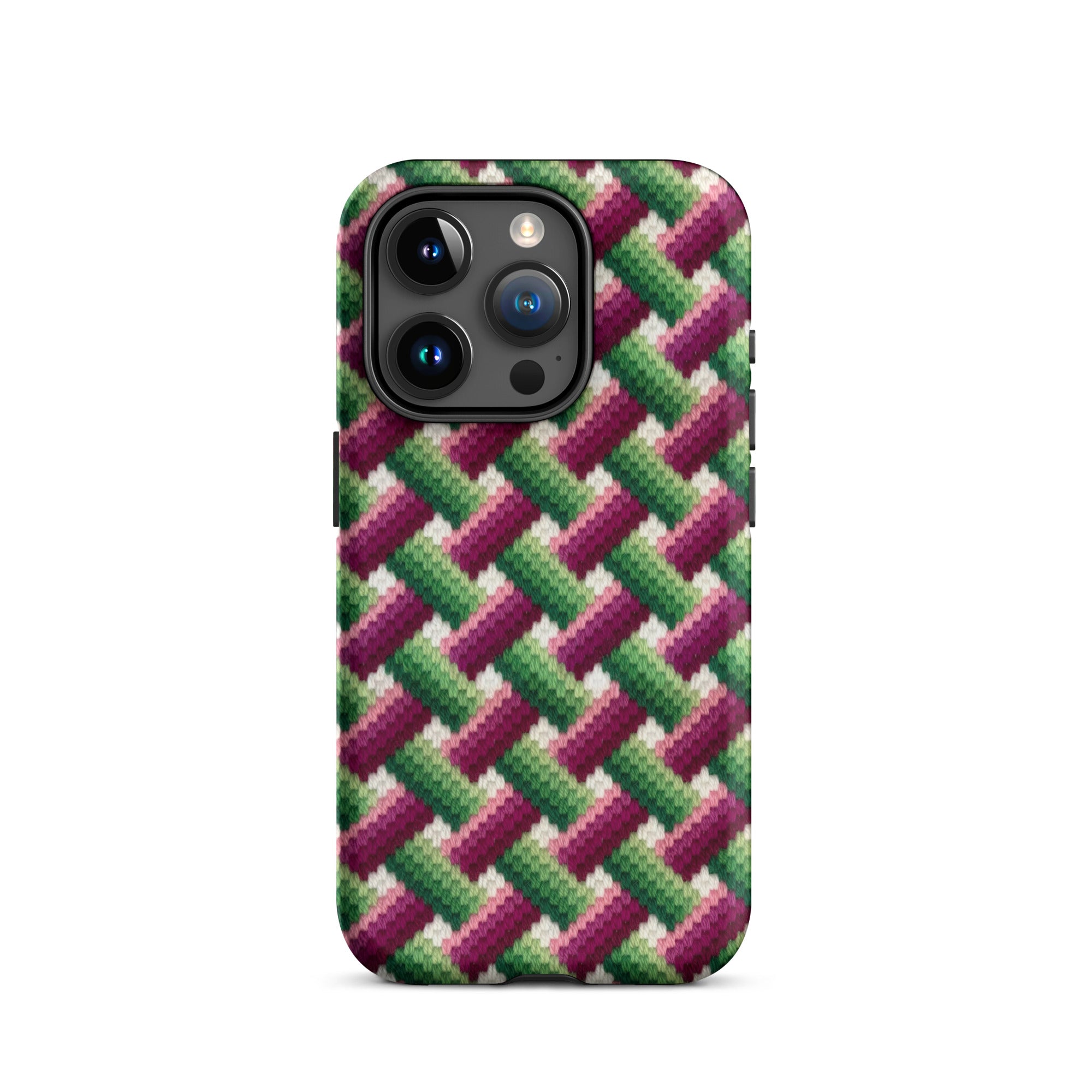 Basket weave iPhone 15 Pro case