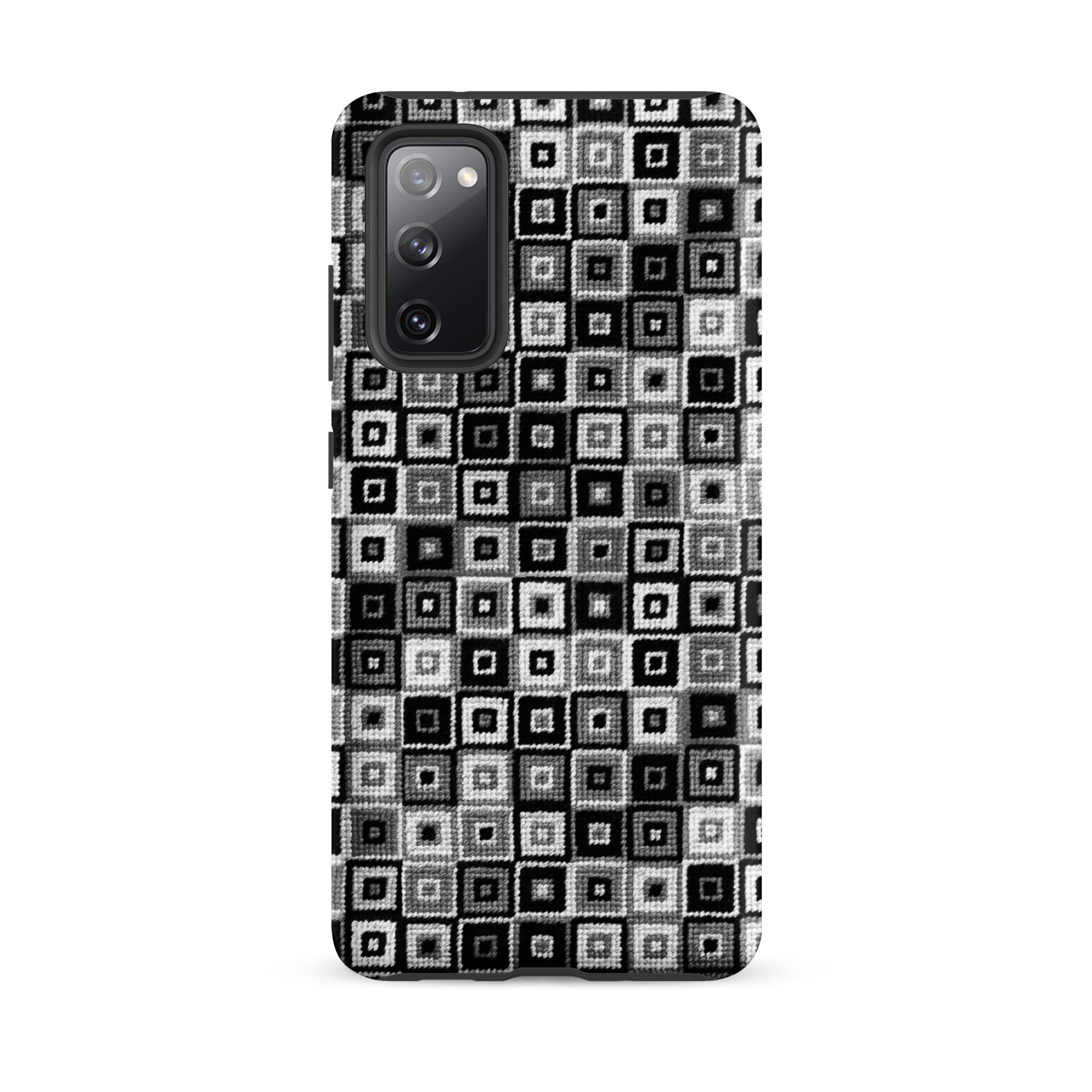 Modern Black Pattern Samsung Galaxy s20 fe phone case