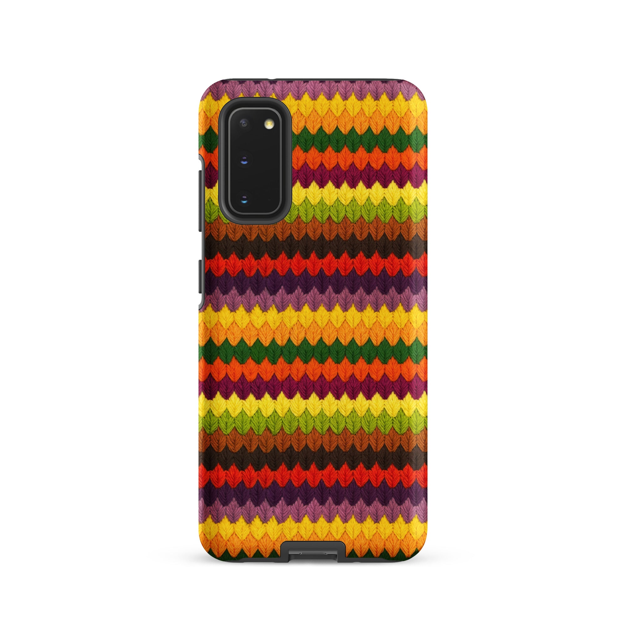 Autumn leaves stripe Samsung Galaxy s20 case