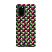 Colorful stitched-look phone case for Samsung Galaxy s20 Plus 