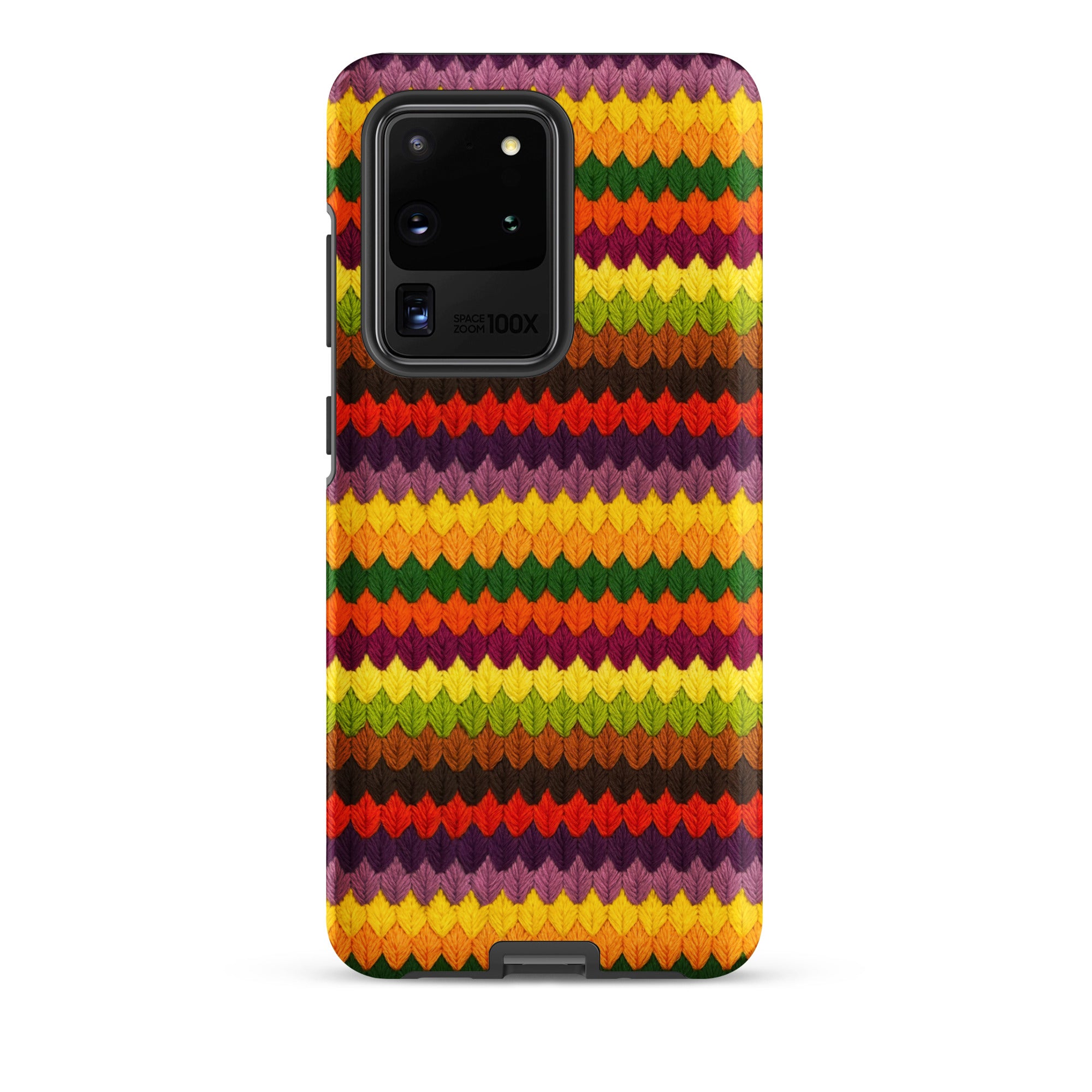 Warm colors striped Samsung Galaxy s20 Ultra phone case