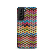 Fun hearts pattern Samsung Galaxy s21 phone case