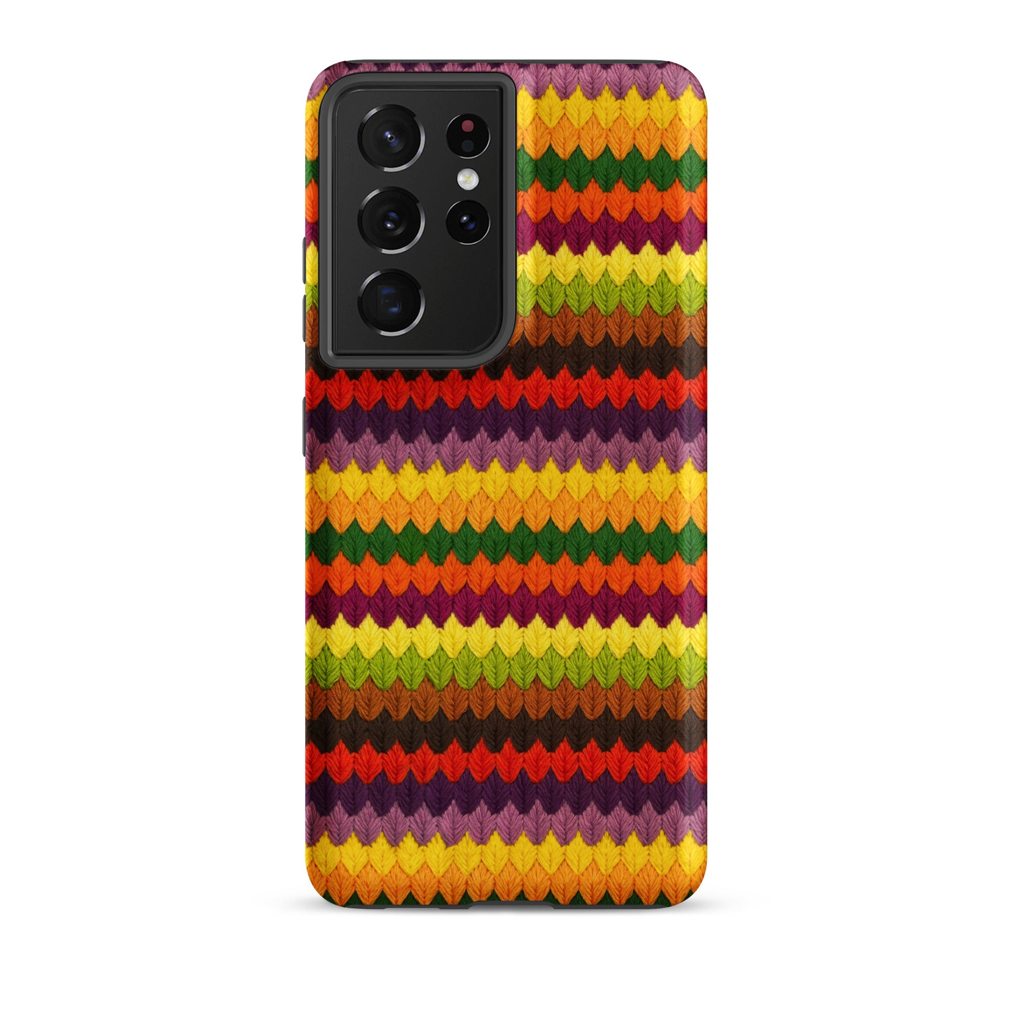 Samsung Galaxy s21 Ultra Autumn stripe design phone case