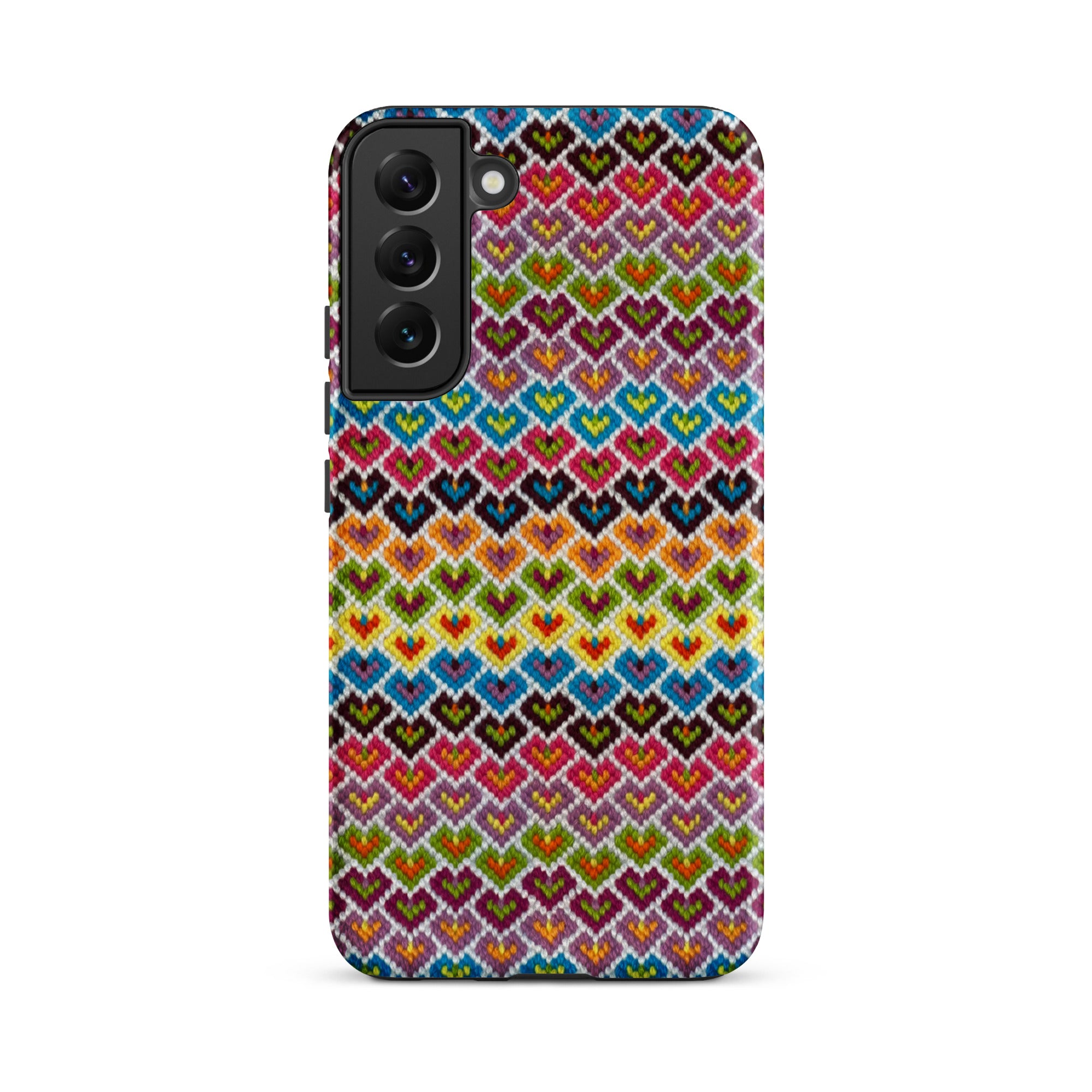 Multicolor hearts Samsung Galaxy s22 Plus phone case