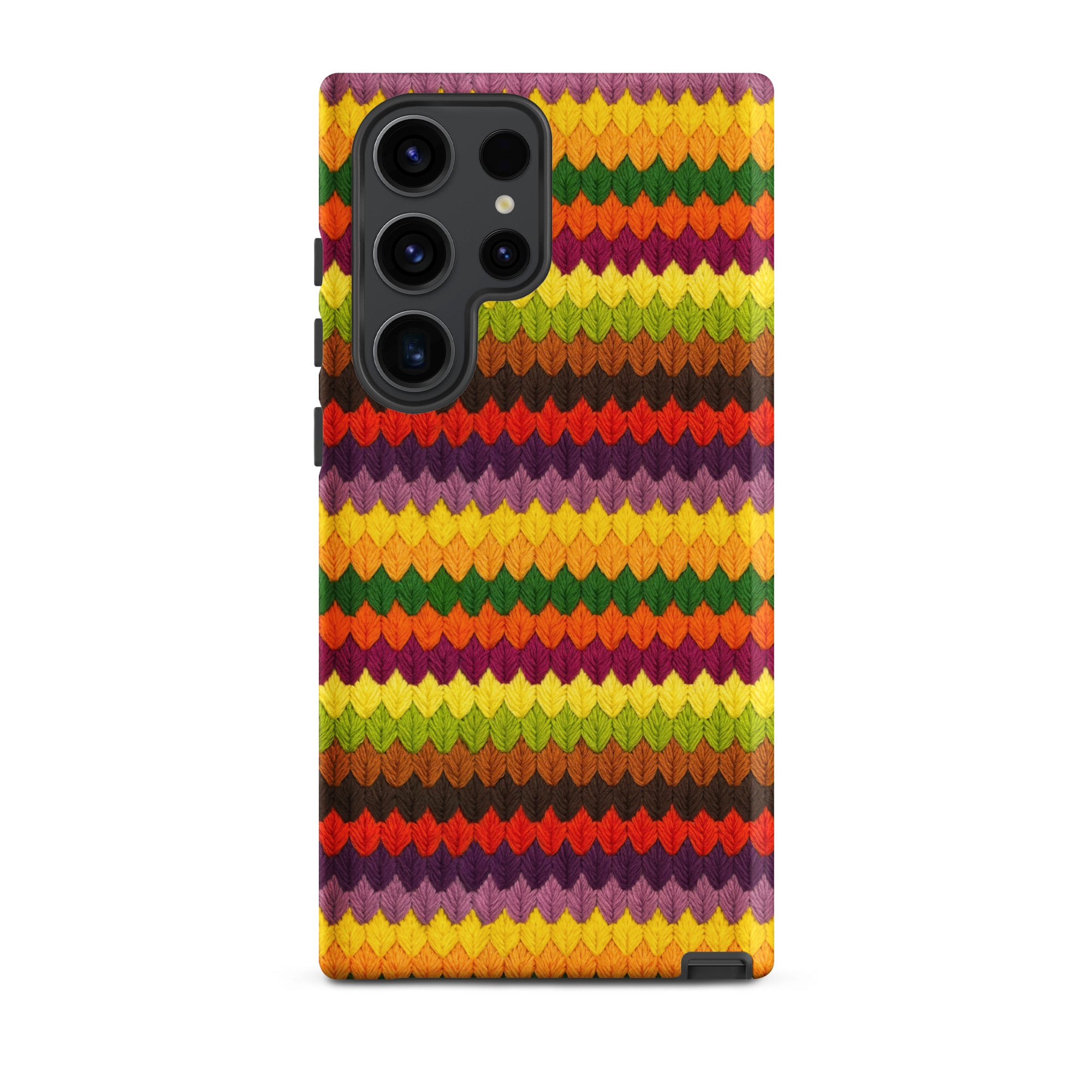 Autumn colors striped Samsung Galaxy s23 Ultra phone case